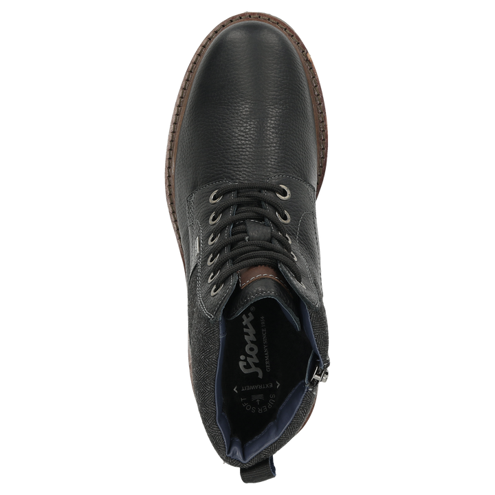 Sioux Adalr.-710-TEX-WF-H Herren in schwarz – Ansicht von oben