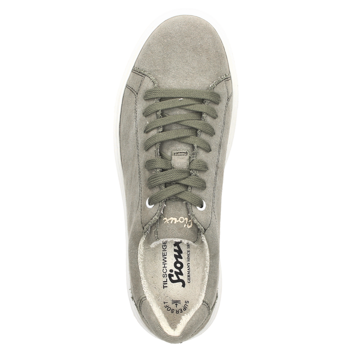 Sioux Tils sneaker 004 Herren in grün – Ansicht von oben