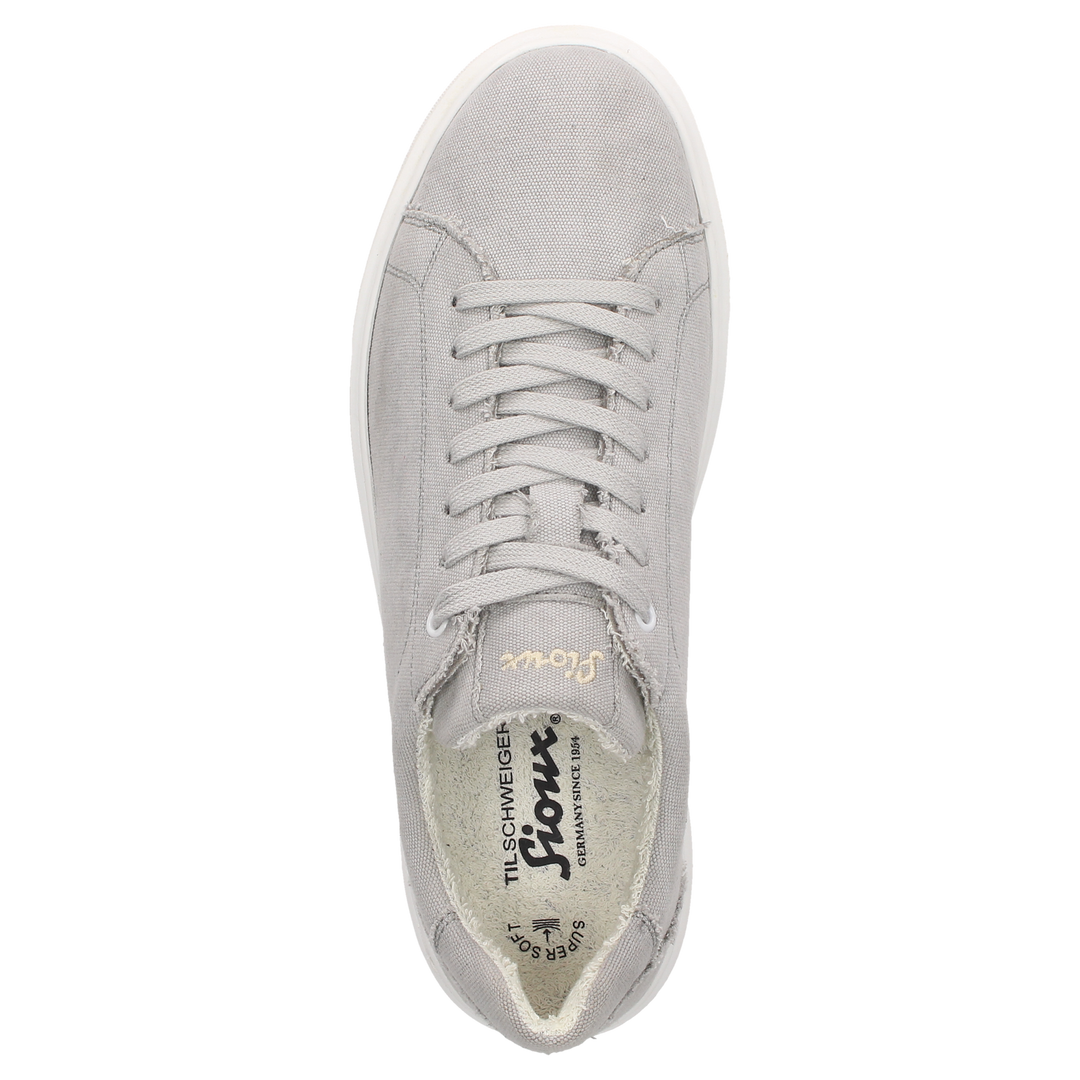 Sioux Tils sneaker 004 Herren in hellgrau – Ansicht von oben