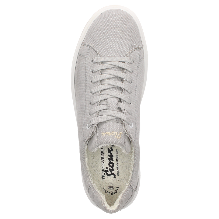 Sioux Tils sneaker 004 Herren in hellgrau – Ansicht von oben