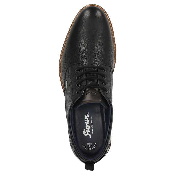 Sioux Rostolo-700-TEX Herren in schwarz – Ansicht von oben