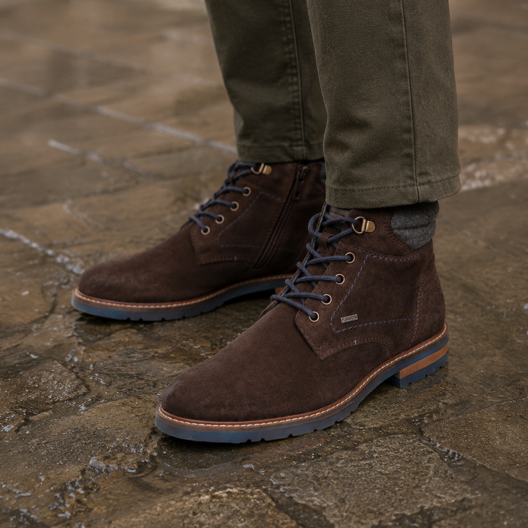 Sioux Rostolo-701-TEX Herren in braun – Paarbild