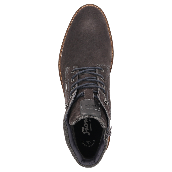 Sioux Rostolo-701-TEX Herren in grau – Ansicht von oben