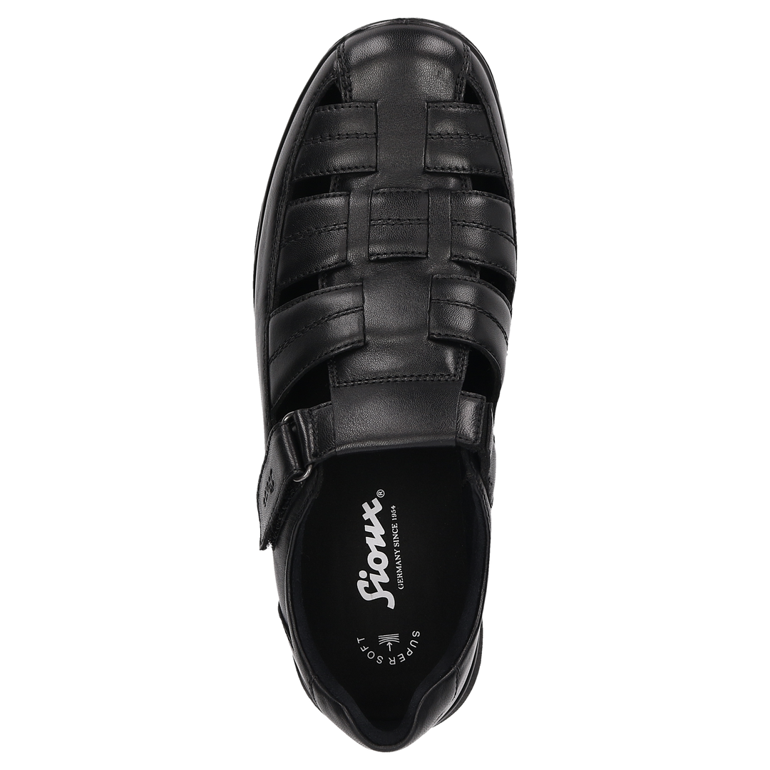 Sioux Romedius-703 Herren in schwarz – Ansicht von oben