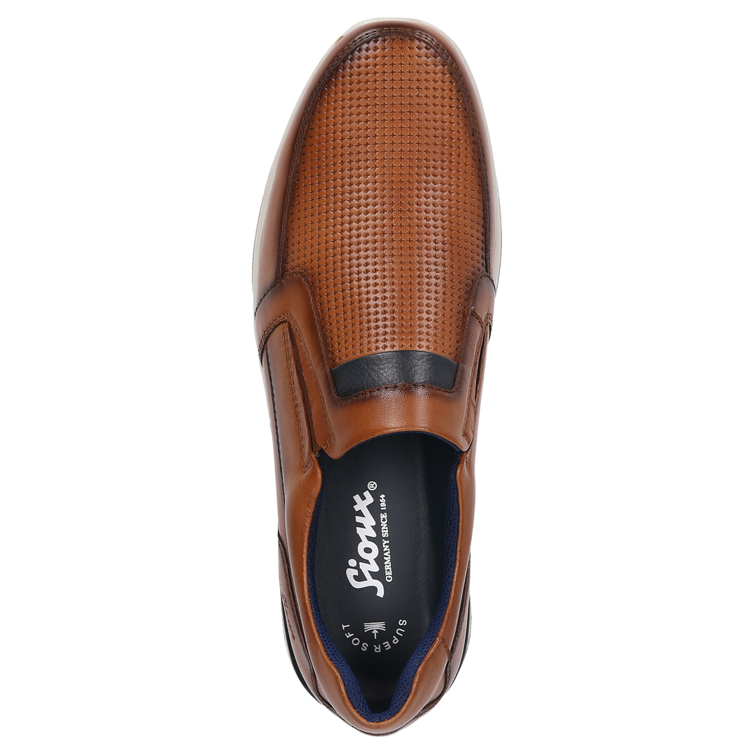 Sioux Cayhall-703 Herren in cognac – Ansicht von oben