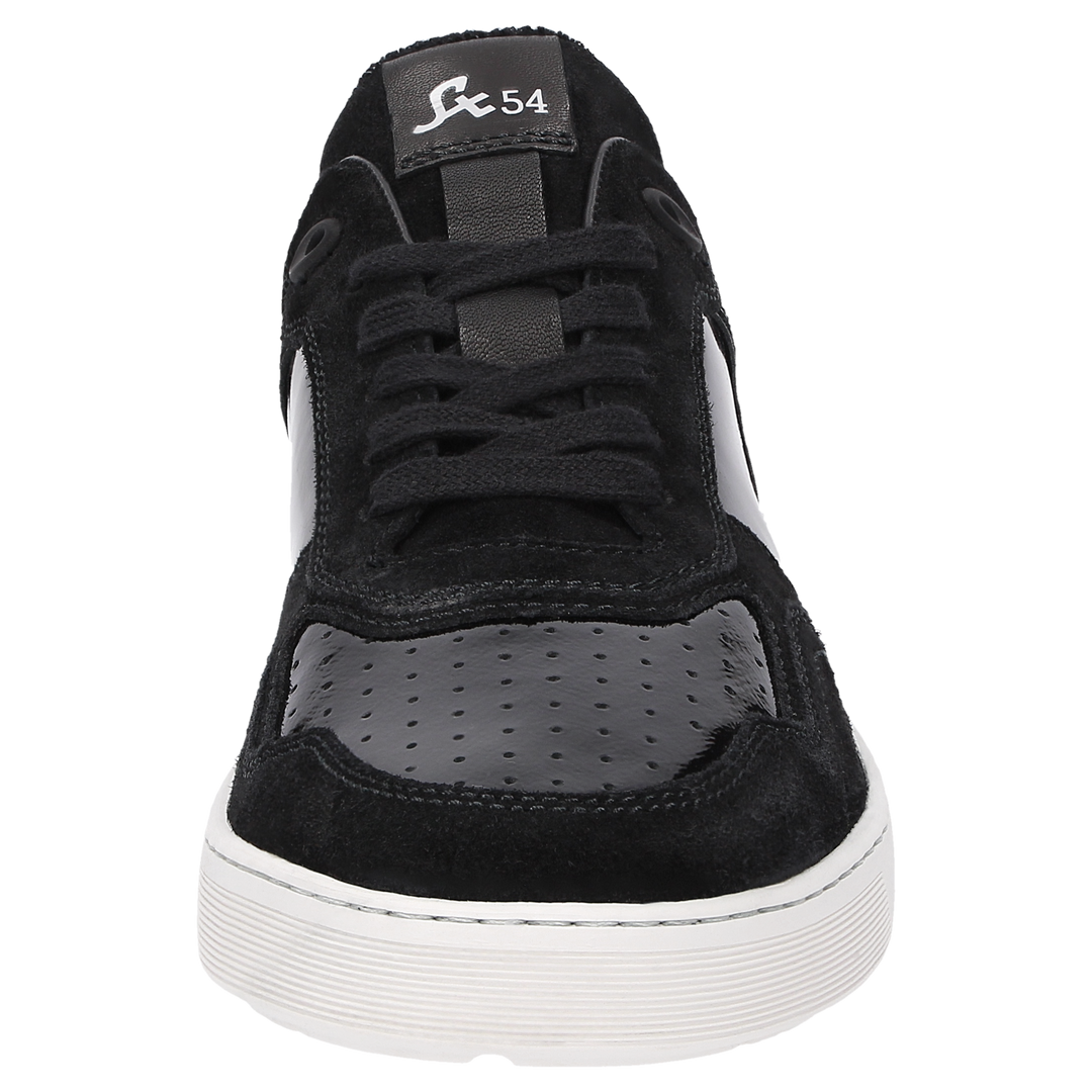Sioux Maites sneak-H 001 Herren in schwarz – Frontalansicht