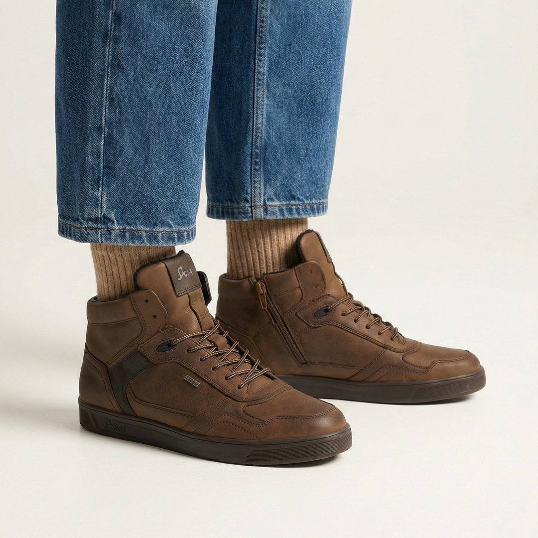 Sioux Tedroso-707-TEX Herren in braun – Paarbild