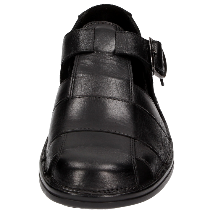 Sioux Gabun Herren in schwarz – Frontalansicht