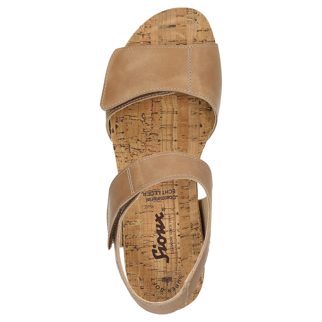 Sioux Yagmur-700 Damen in beige – Ansicht von oben