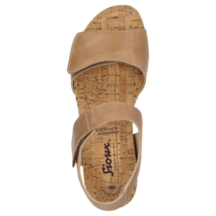 Sioux Yagmur-700 Damen in beige – Ansicht von oben