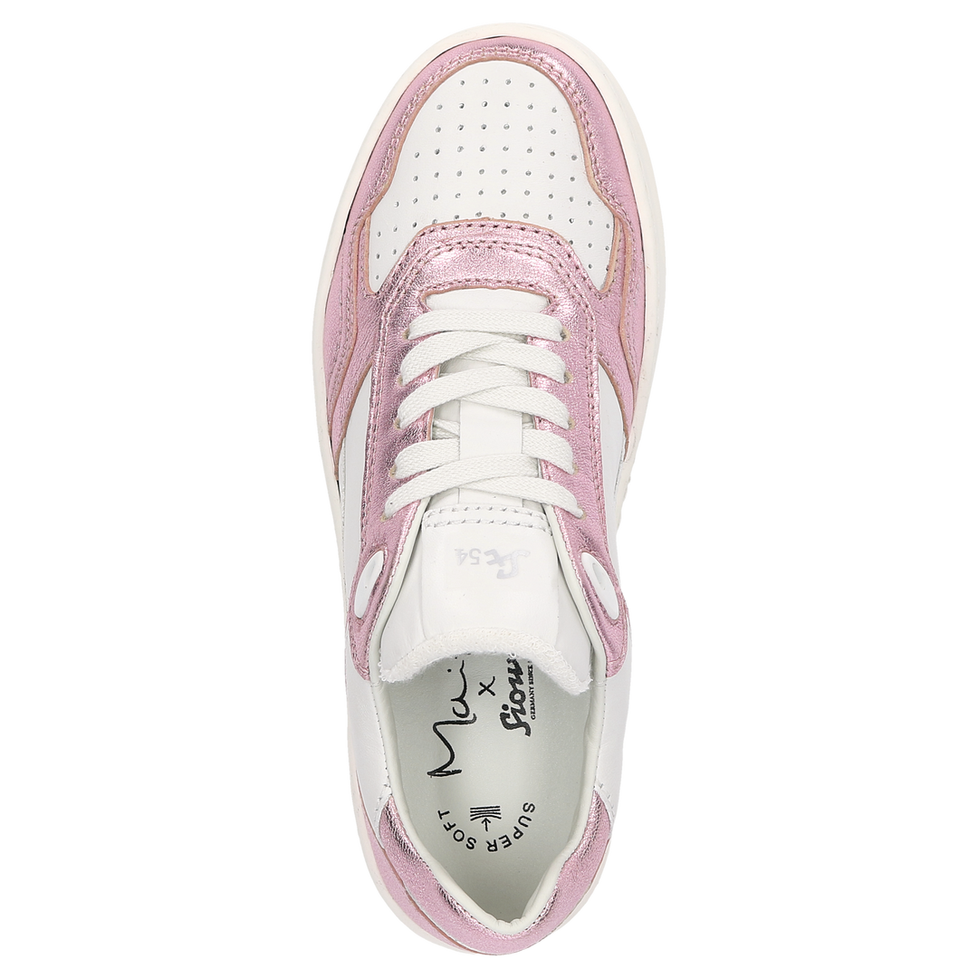 Sioux Maites sneaker 001 Damen in rose – Ansicht von oben