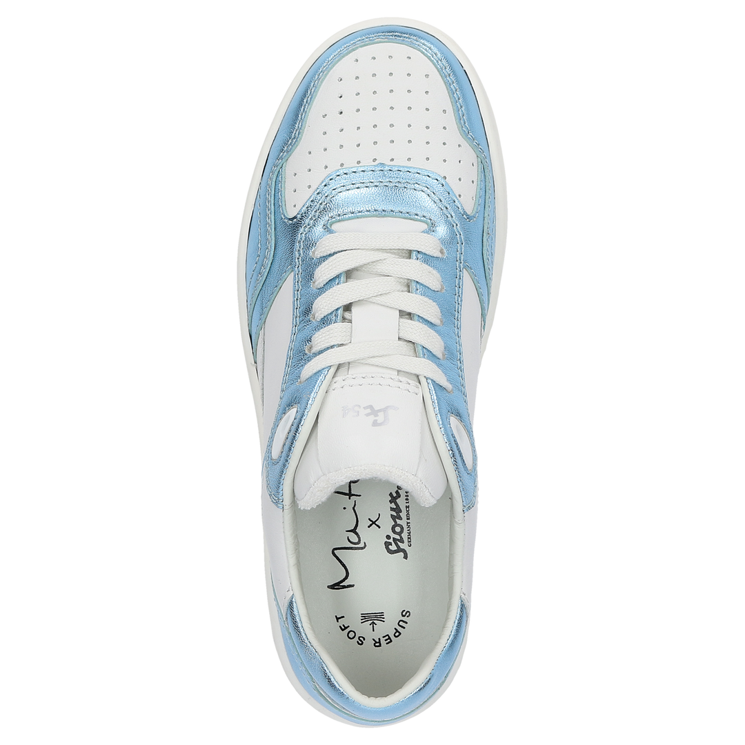 Sioux Maites sneaker 001 Damen in blau – Ansicht von oben