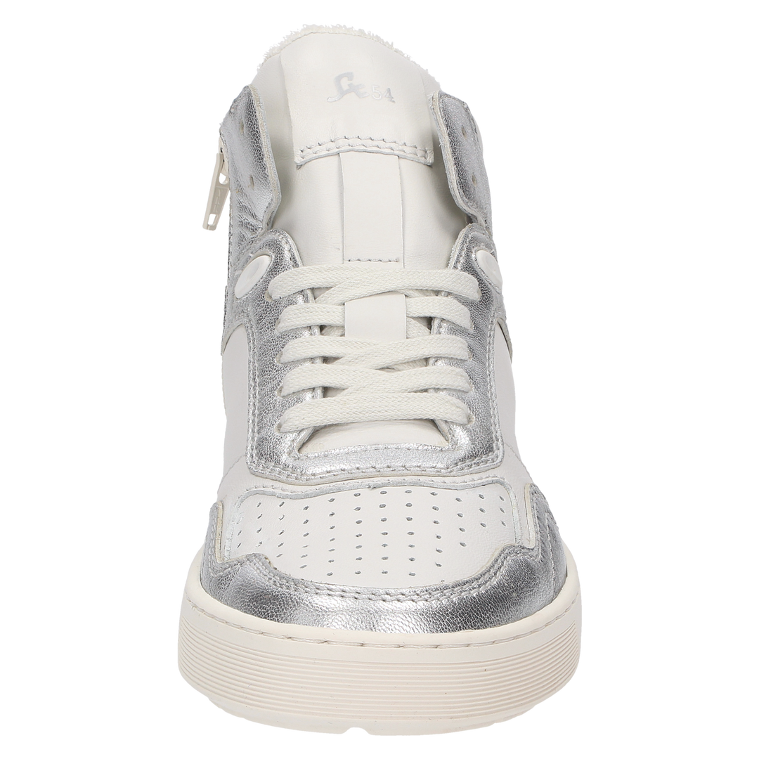 Sioux Maites sneaker 002 Damen in silber – Frontalansicht