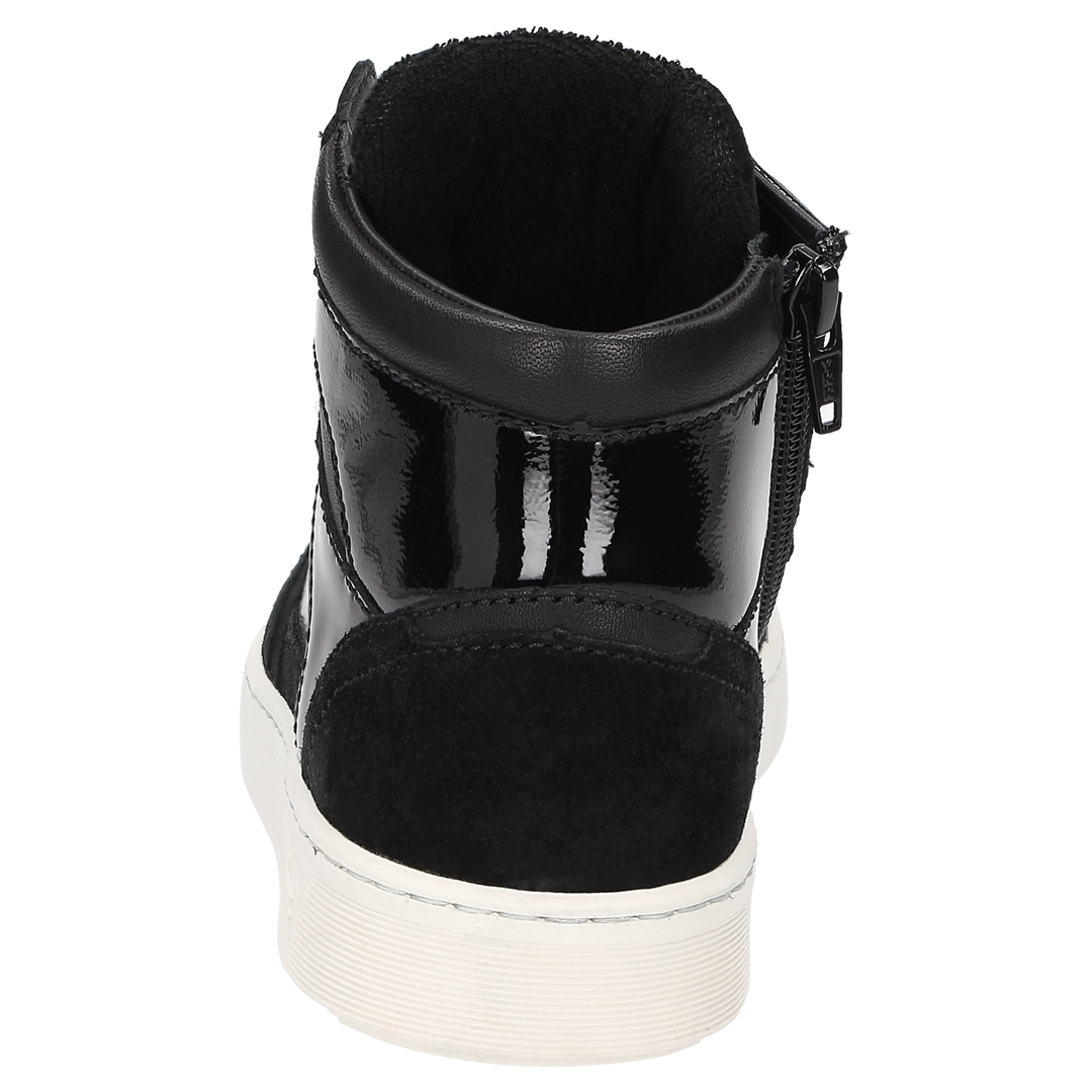 Sioux Maites sneaker 002 Damen in schwarz – Rückansicht