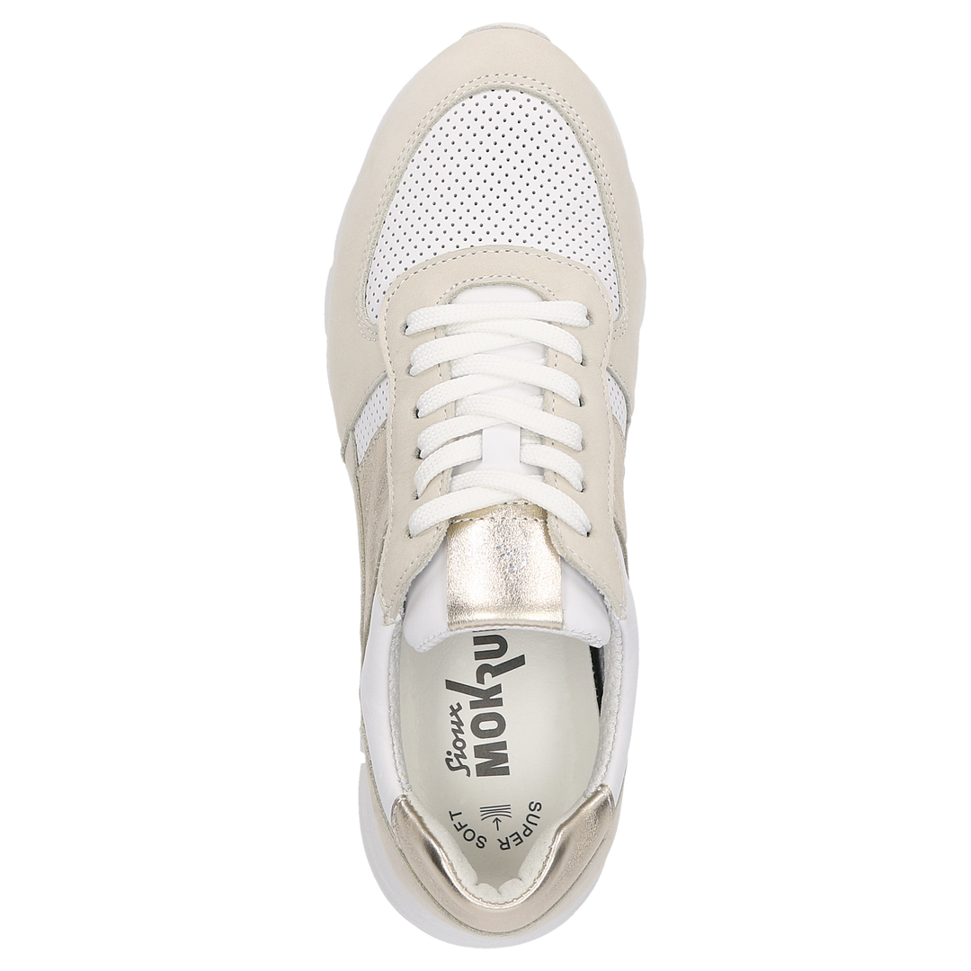 Sioux Mokrunner-D-018 Damen in beige – Ansicht von oben