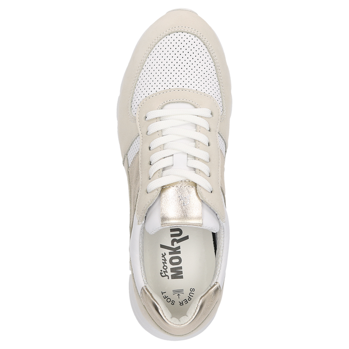 Sioux Mokrunner-D-018 Damen in beige – Ansicht von oben