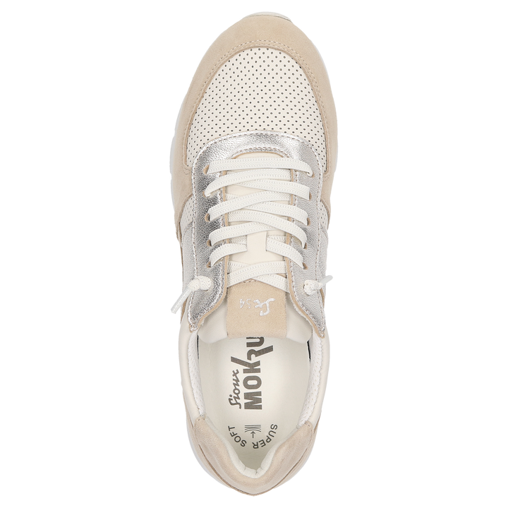 Sioux Mokrunner-D-018 Damen in beige – Ansicht von oben