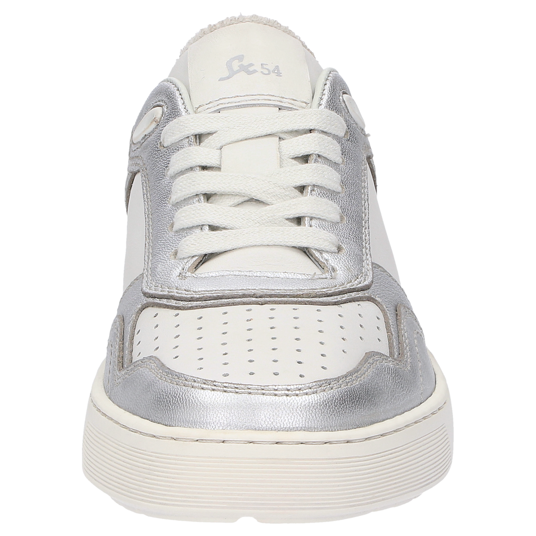 Sioux Maites sneaker 001 Damen in silber – Frontalansicht