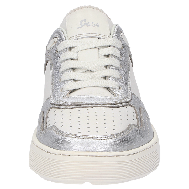 Sioux Maites sneaker 001 Damen in silber – Frontalansicht