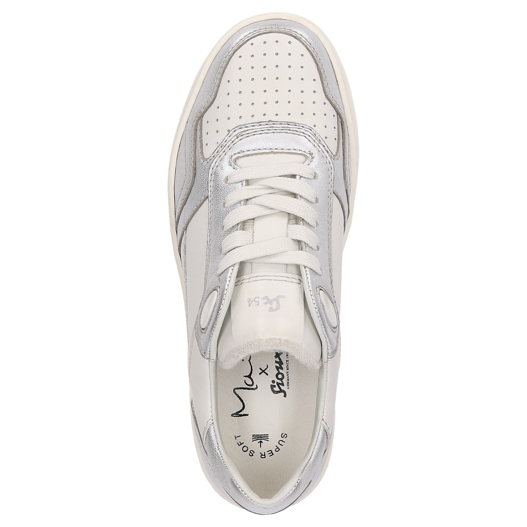 Sioux Maites sneaker 001 Damen in silber – Ansicht von oben
