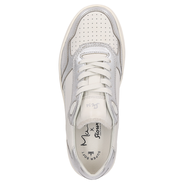Sioux Maites sneaker 001 Damen in silber – Ansicht von oben