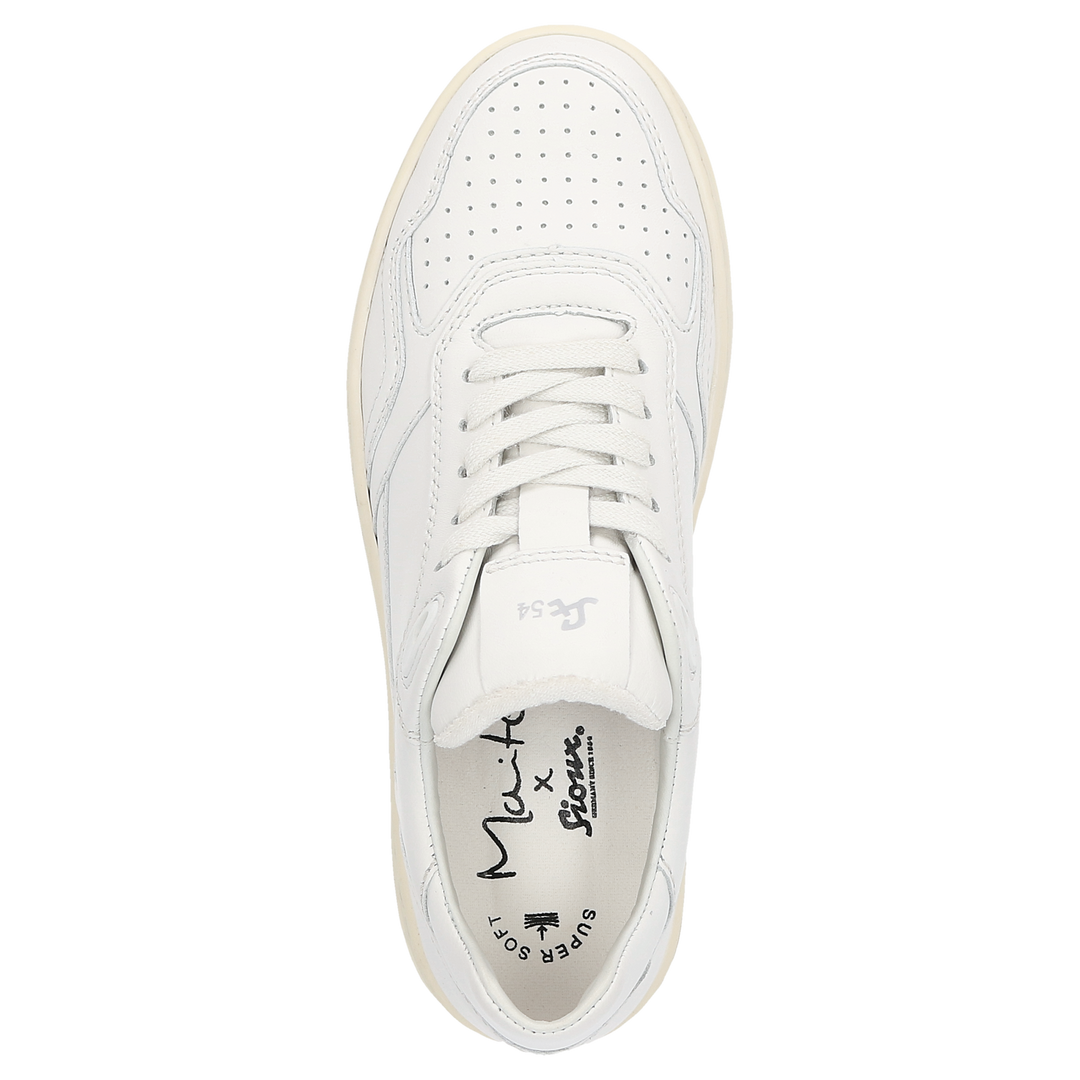 Sioux Maites sneaker 001 Damen in weiß – Ansicht von oben