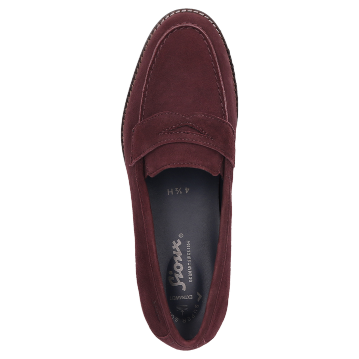 Sioux Meredith-709-H Damen in dunkelrot – Ansicht von oben
