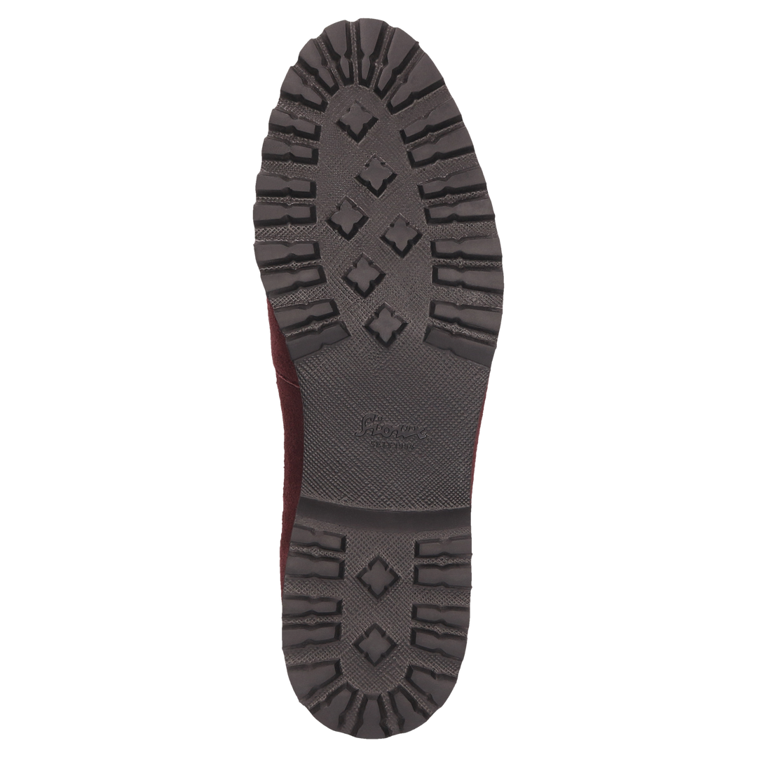 Sioux Meredith-709-H Damen in dunkelrot – Sohlenansicht