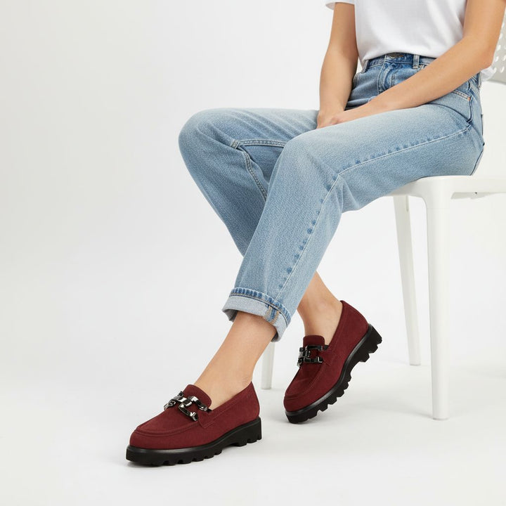 Sioux Meredira-751-H Damen in dunkelrot – Paarbild