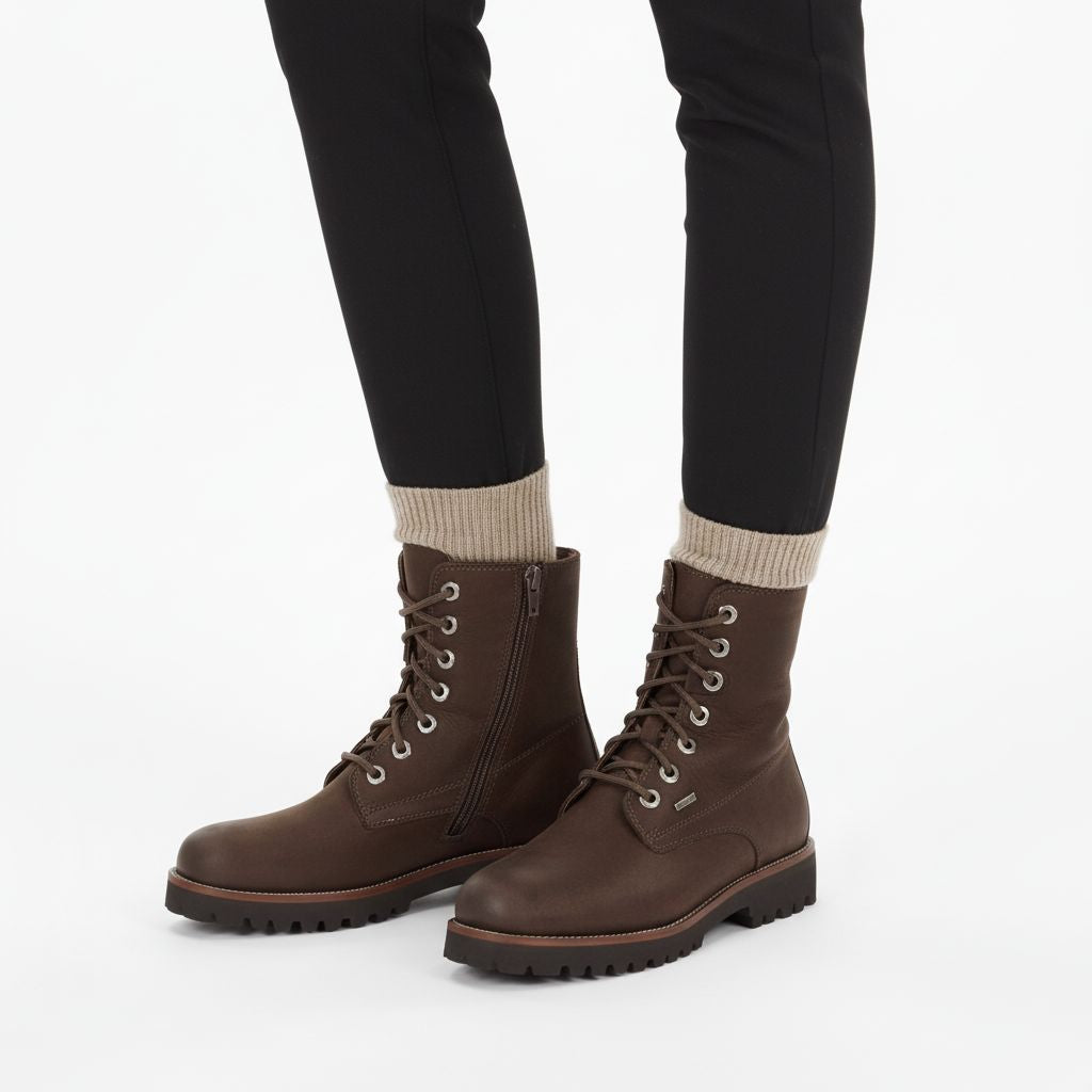 Sioux Elmiana-700-TEX-WF Damen in dunkelbraun – Paarbild