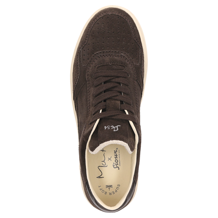 Sioux Maites sneaker 004 Damen in dunkelbraun – Ansicht von oben