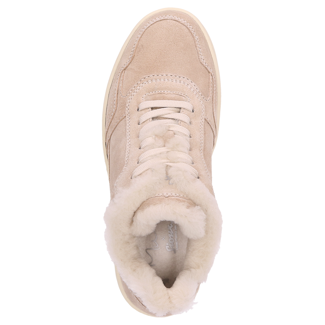 Sioux Maites sneak 007-LF Damen in beige – Ansicht von oben