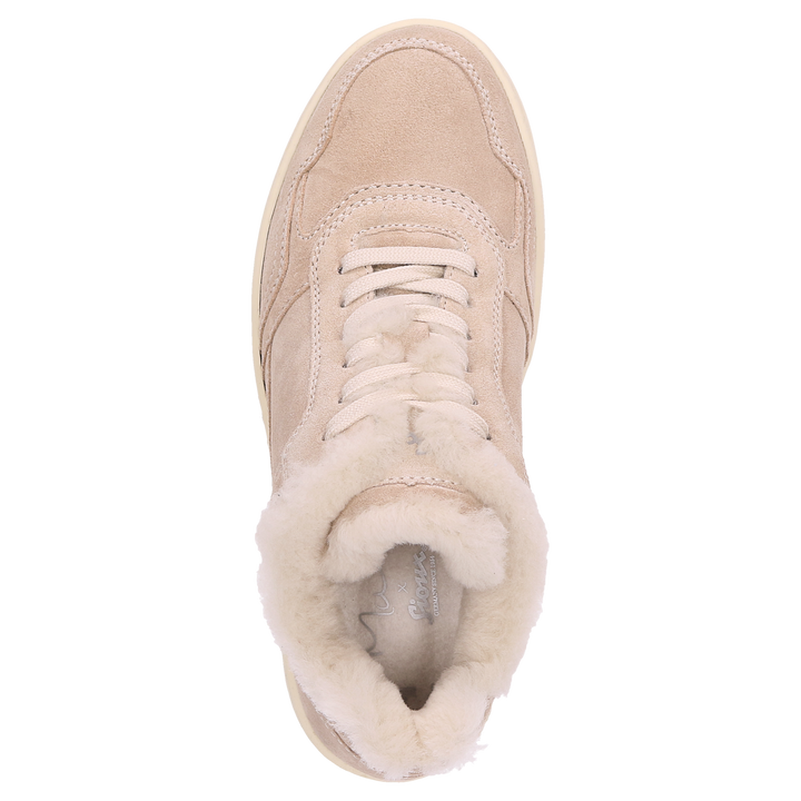 Sioux Maites sneak 007-LF Damen in beige – Ansicht von oben