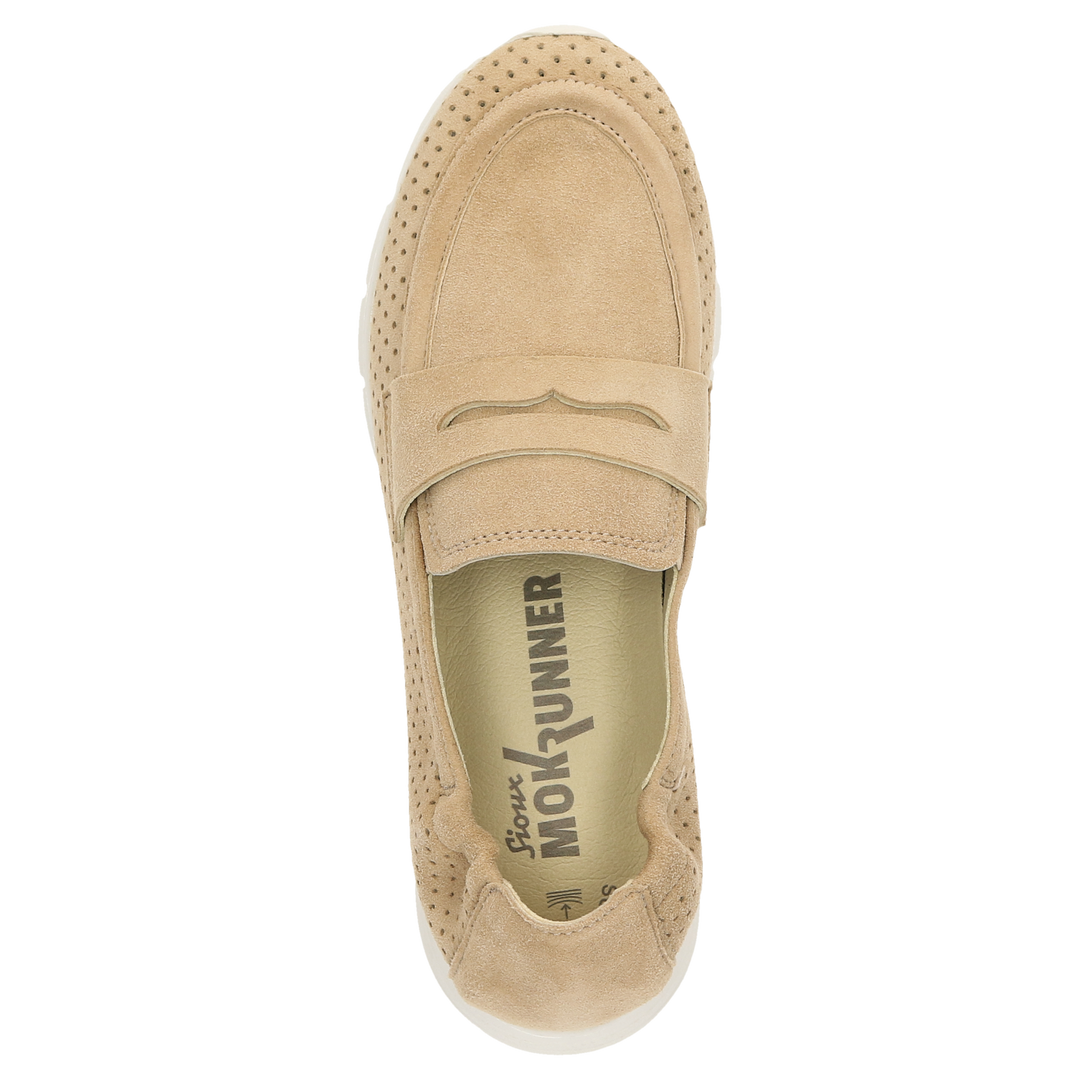 Sioux Mokrunner-D-019 Damen in beige – Ansicht von oben