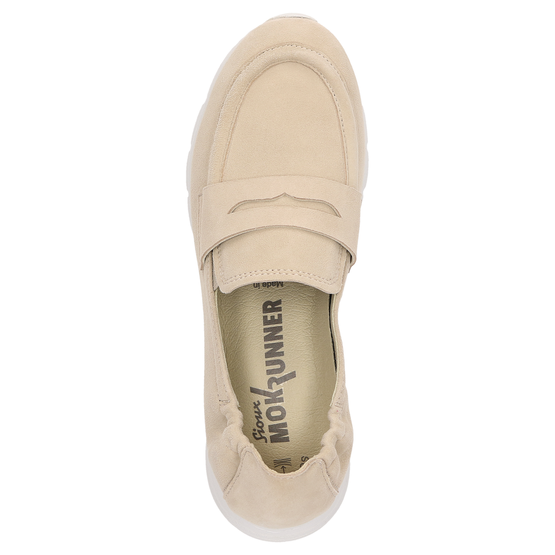 Sioux Mokrunner-D-020 Damen in beige – Ansicht von oben