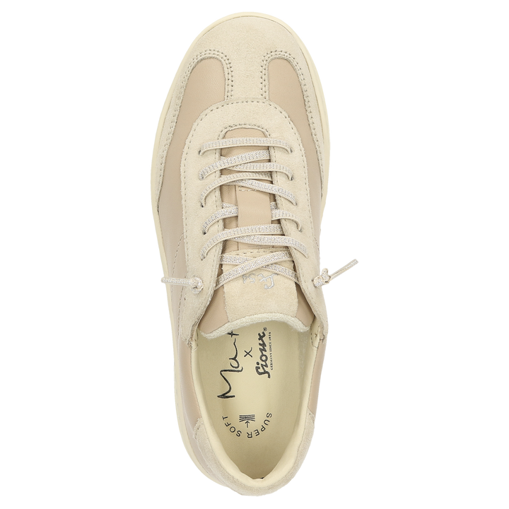 Sioux Maites sneaker 008 Damen in beige – Ansicht von oben