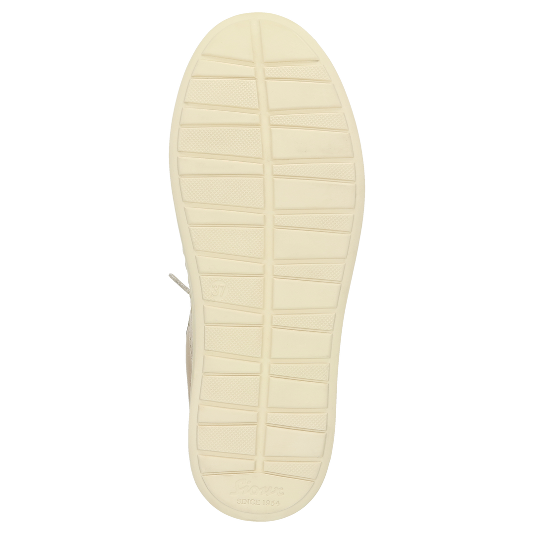 Sioux Maites sneaker 008 Damen in beige – Sohlenansicht