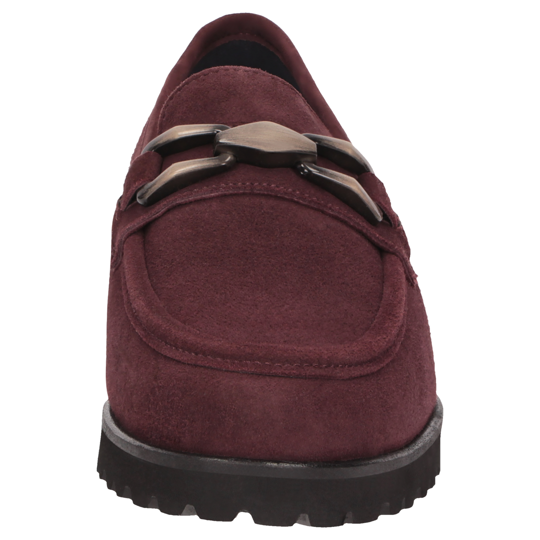 Sioux Meredith-757-H Damen in dunkelrot – Frontalansicht