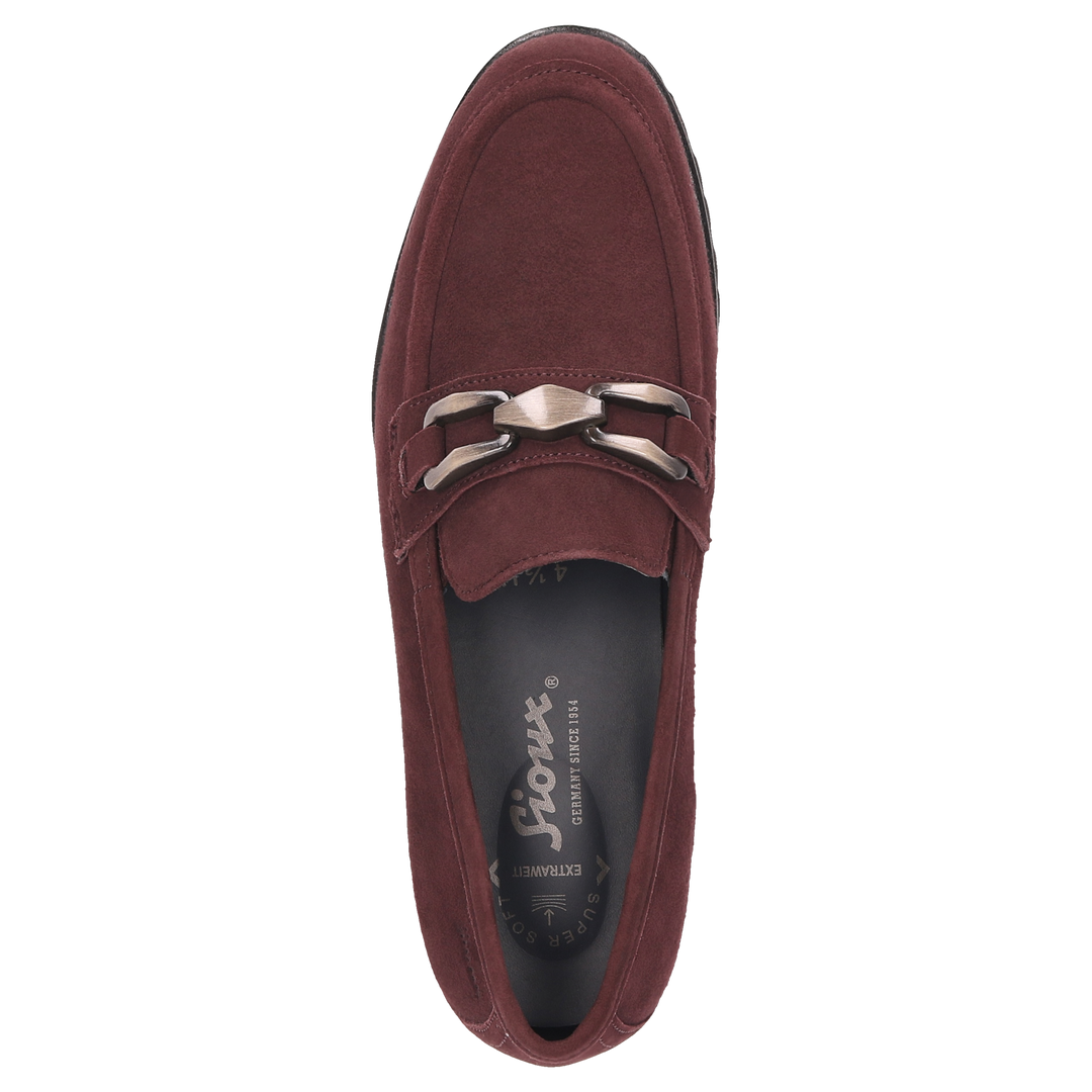Sioux Meredith-757-H Damen in dunkelrot – Ansicht von oben