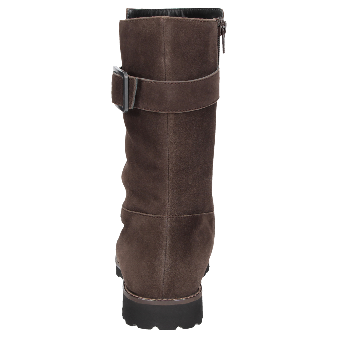 Sioux Merdit-756-TEX-LF-H Damen in dunkelbraun – Rückansicht