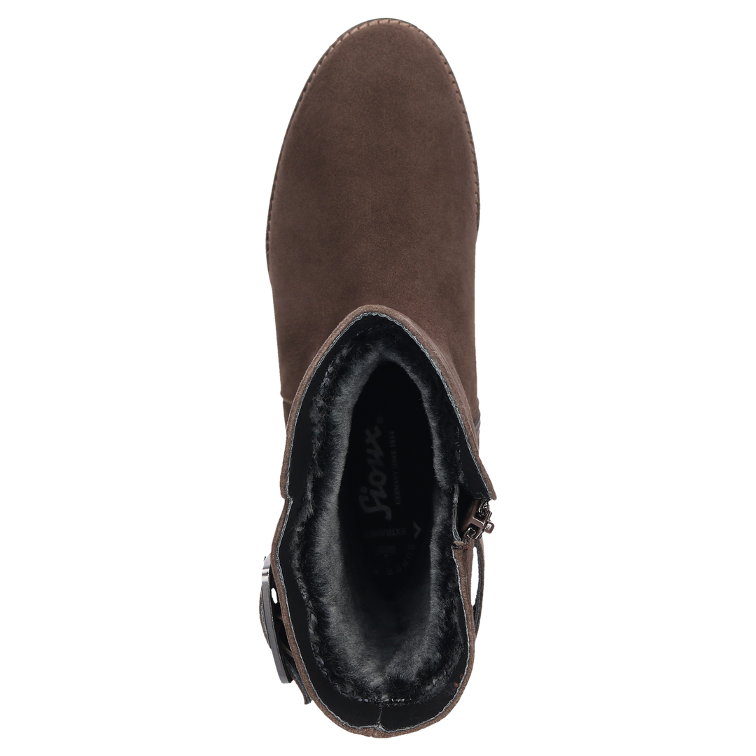 Sioux Merdit-756-TEX-LF-H Damen in dunkelbraun – Ansicht von oben