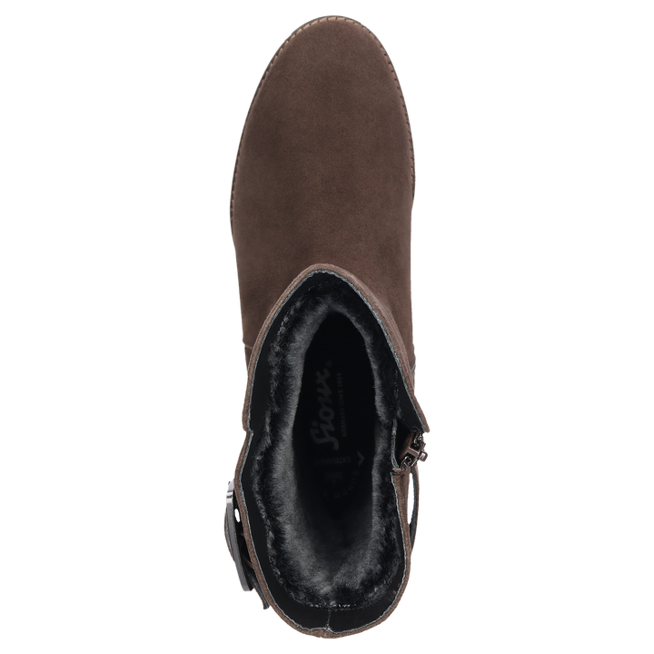 Sioux Merdit-756-TEX-LF-H Damen in dunkelbraun – Ansicht von oben