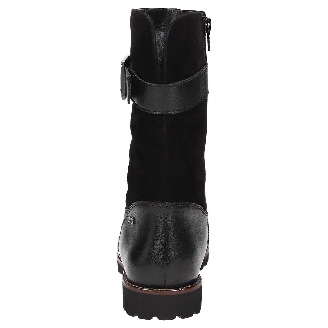 Sioux Merdit-742-TEX-LF-H Damen in schwarz – Rückansicht