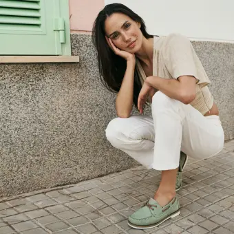 Sioux Schuhe Damen Nakimba-700 Mokassin grün 67412 für 159,95 <small>CHF</small> kaufen